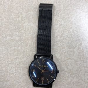 Black Akribos Men’s watch